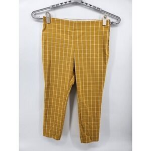 A New Day‎ Women's Plaid Pull-On Pants Size 16 Career Casual Everyday
